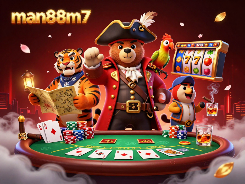 Experience thrilling jackpots and poker competition at man88m7 in this vibrant casino scene.
