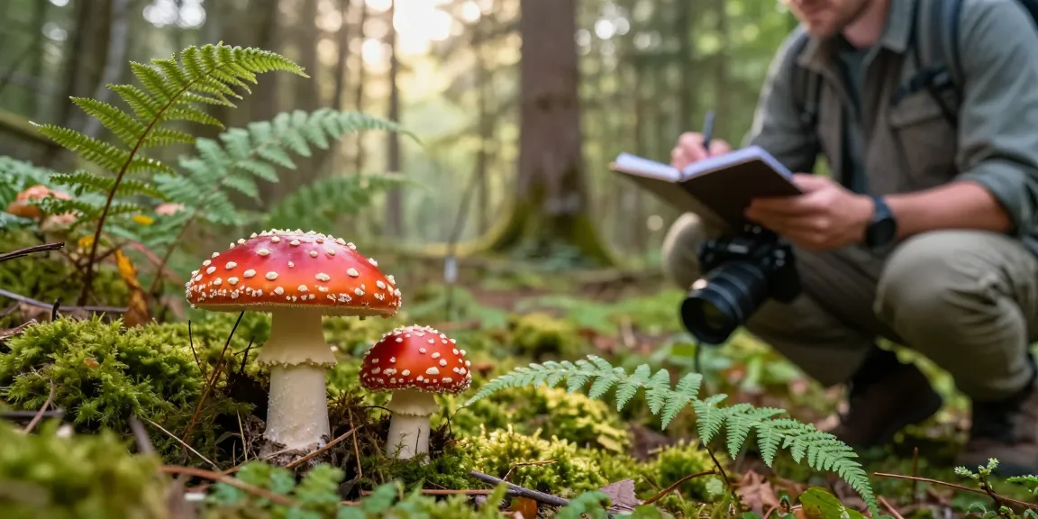 Fliegenpilz kaufen: Entdecken Sie die natürliche Schönheit des Amanita muscaria im Wald.
