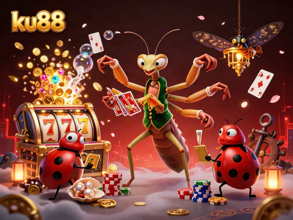Experience thrilling casino action with ku88 featuring vibrant characters and dynamic gameplay elements.