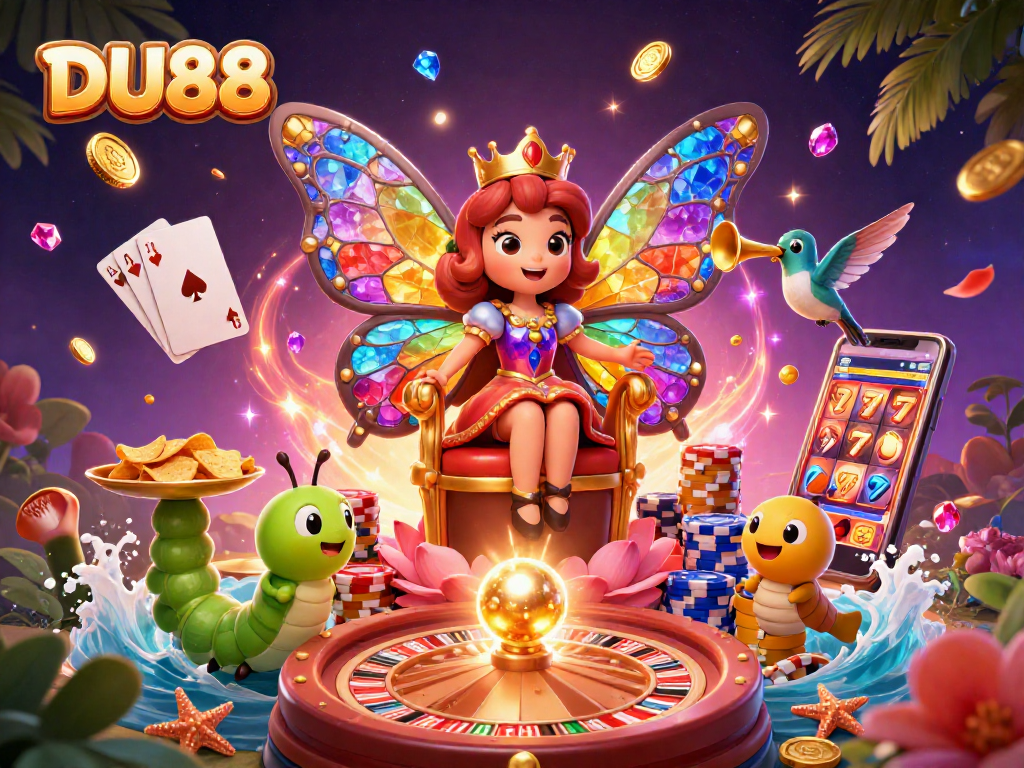 Experience top-notch gambling at DU88 with vibrant casino elements and a magical atmosphere.