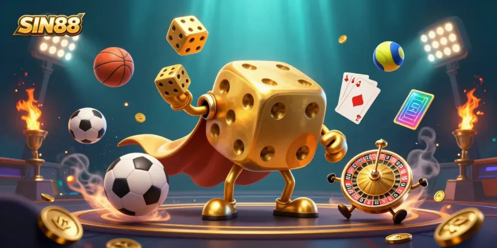 Experience thrilling sports betting with SIN88's dynamic gaming scene full of vibrant action!