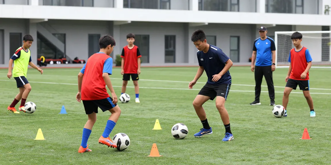 Fußball Online-Shop bietet hochwertige Bälle für das Training junger Talente.
