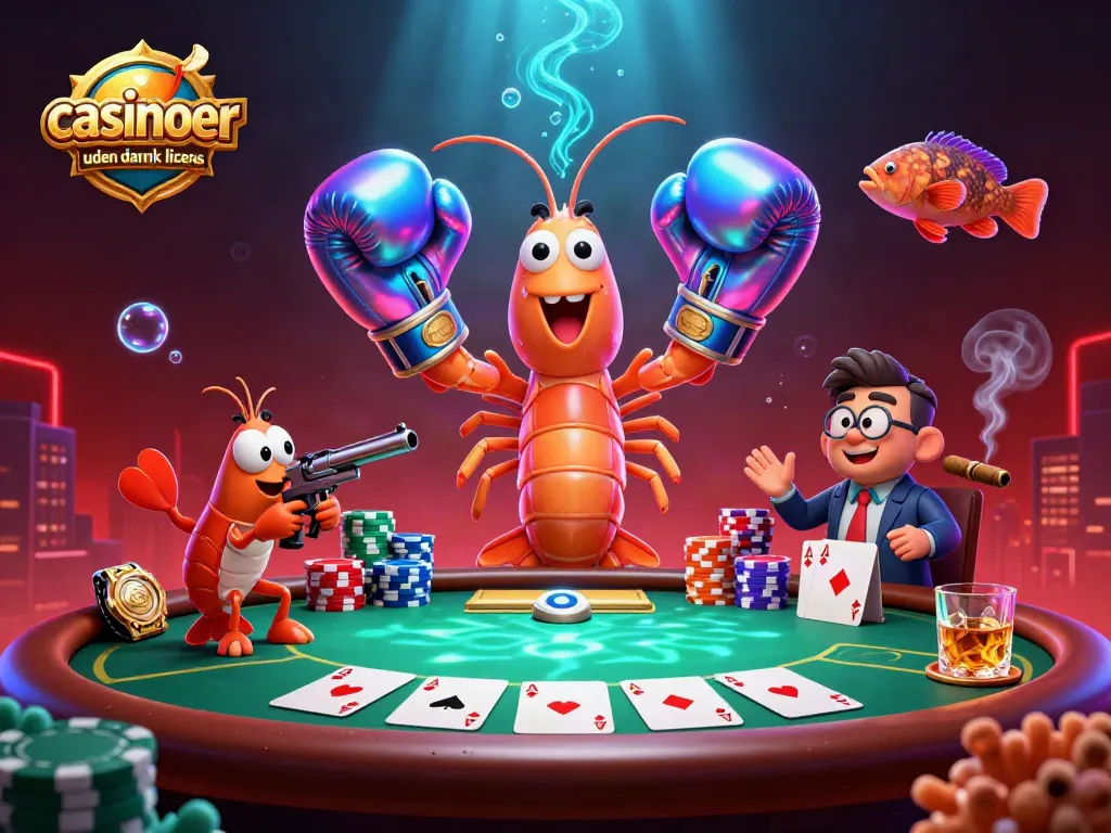 Engage in thrilling action at casinoer uden dansk licens featuring poker champions and vibrant casino elements.