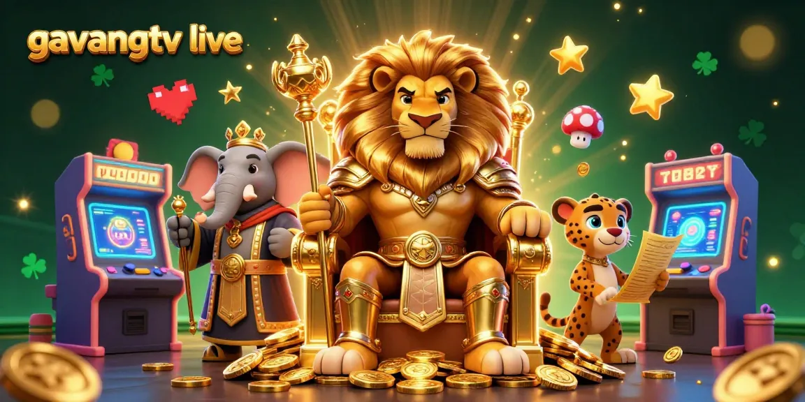Engage with gavangtv live action through an ultra-detailed 3D casino illustration.