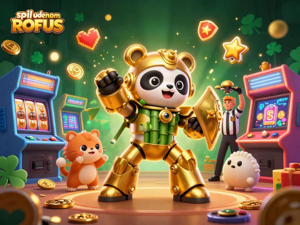 Engage in spil uden om ROFUS while navigating vibrant casino elements and game strategies.
