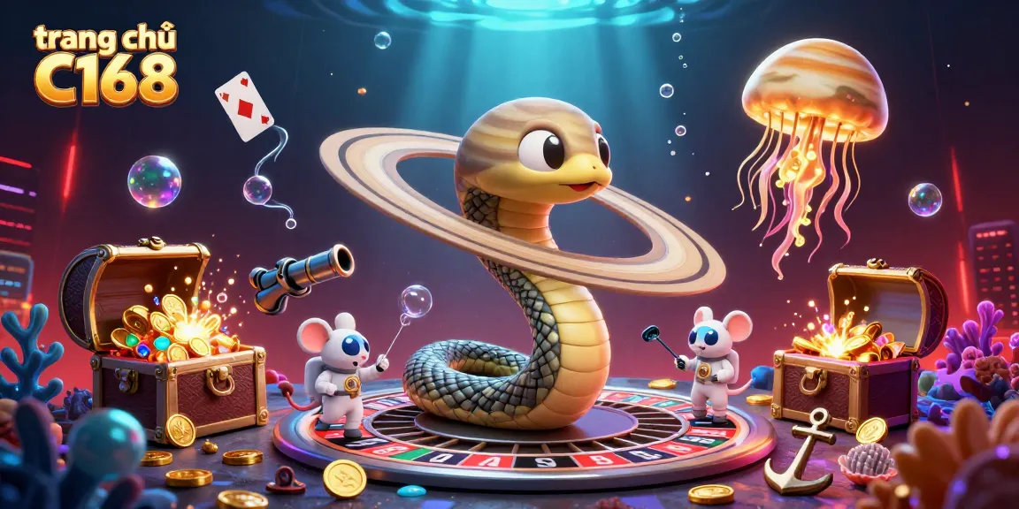 Engage with the thrilling gameplay at trang chủ C168 featuring vibrant cosmic characters and dynamic gambling elements.