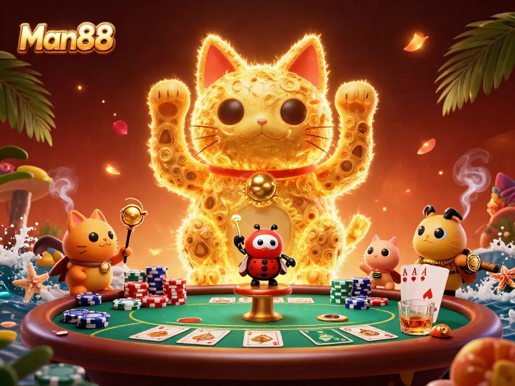 Experience Man88's vibrant gaming universe where luck and strategy collide at the digital casino.