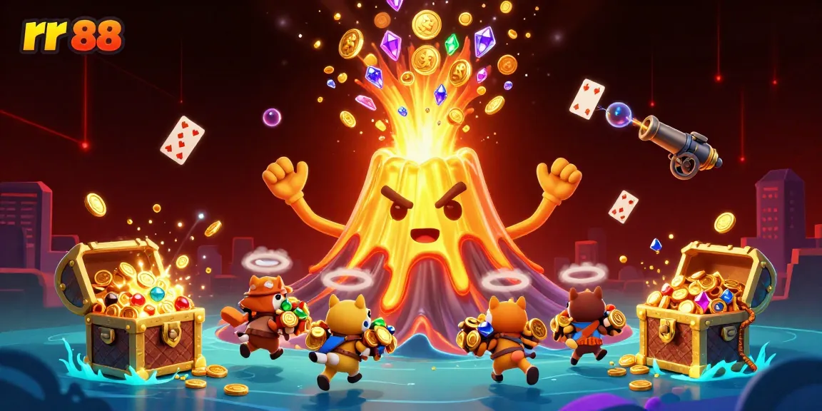 Experience thrilling wins at rr 88 with a dynamic underwater scene filled with treasure and gaming excitement.