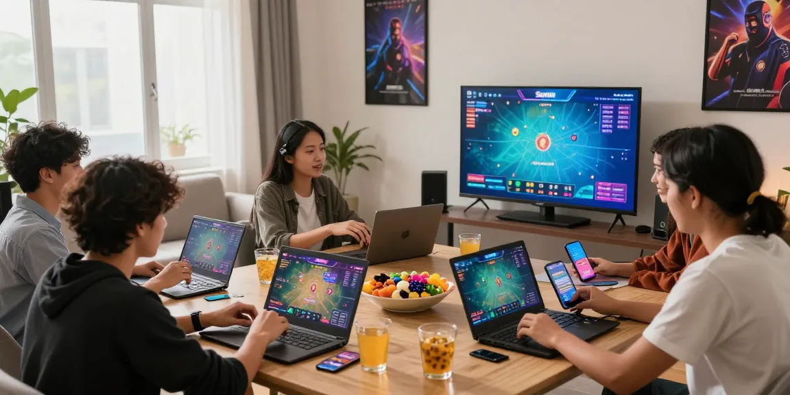 Exciting online gaming moment with friends on Sunwin platform, showcasing competitive spirit and engaging gameplay.