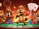 Experience exciting fun at nhà cái C168 with a vibrant comedy casino club and energetic hyena characters.
