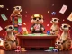 Socolive enhances sports betting excitement with animated meerkats at a vibrant betting table.
