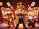 Experience the thrilling antics of three raptors, disguised as a VIP, in a lively ku88 casino setting.