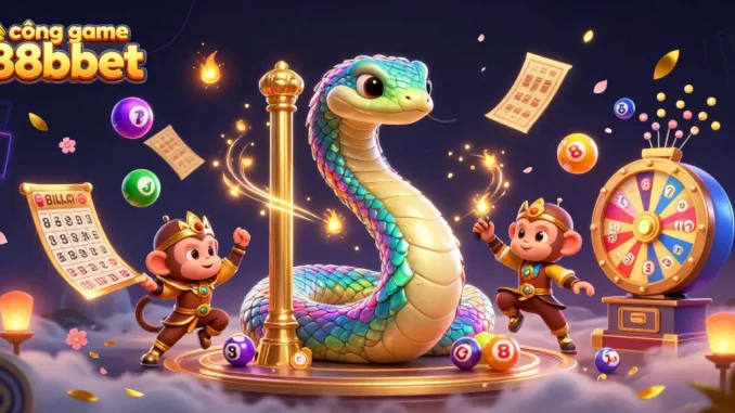 Engage with the exciting world of cổng game 88bbet through vibrant lottery action and whimsical characters.