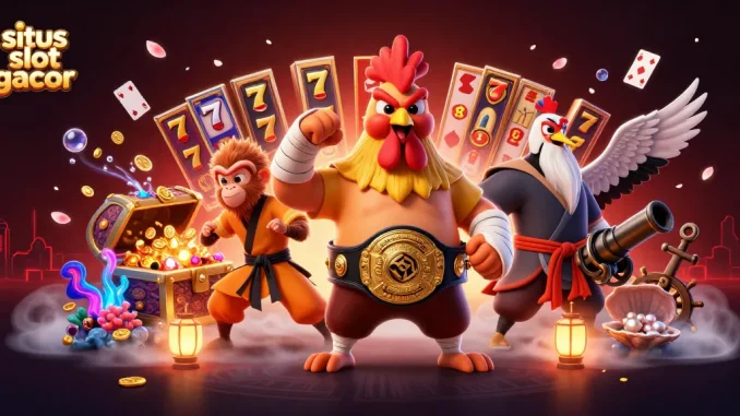 Experience thrilling wins at situs slot gacor with dynamic characters and vibrant gaming elements.