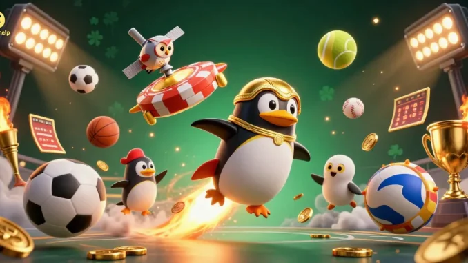 askforhelp penguin launches into a golden casino universe, filled with sports excitement.