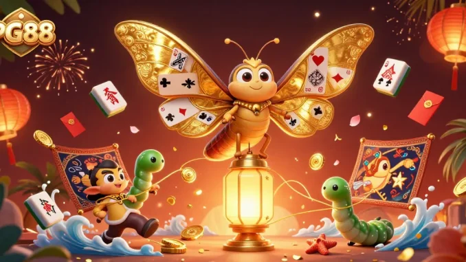 Experience PG88 with vibrant casino visuals, showcasing thrilling motifs of gaming and luck.