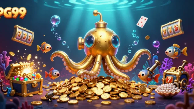 Spin the reels and discover treasures in the vibrant underwater world of PG99's slots.